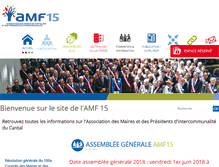 Tablet Screenshot of amf15.fr